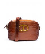 TWINSET Mini bag a tracolla in pelle stampa coccodrillo  - Bolsos Mujer