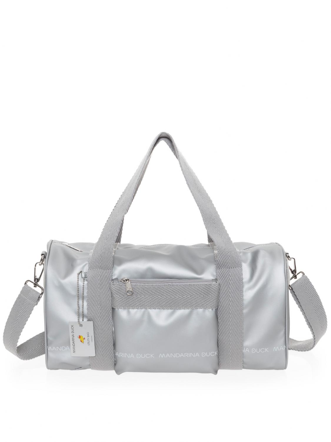 Mandarina Duck Utility Bolsa De Viaje Con Bandolera Silver - ¡Compra A  Precios De Outlet!