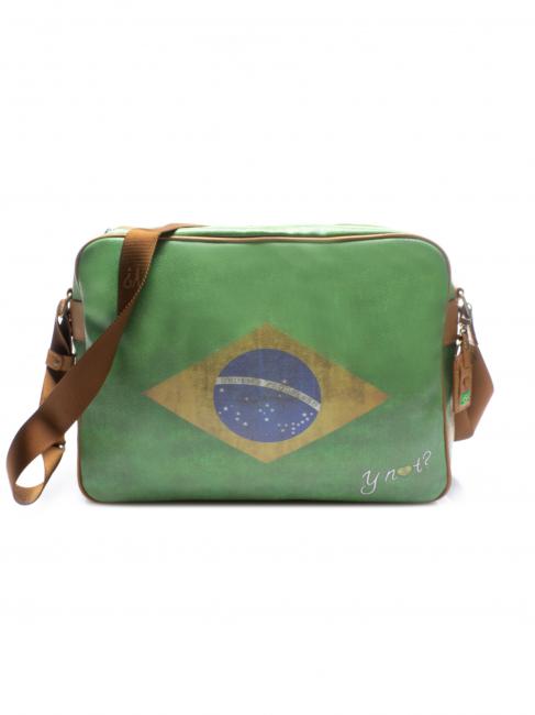 YNOT FLAG VINTAGE Bolso bandolera mediano BRASIL - Bolsos Mujer