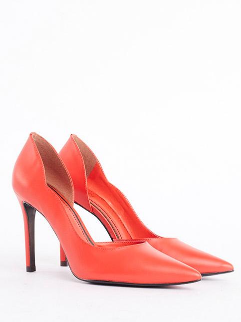 GAUDÌ VANESSA Zapato escote en piel tomate - Zapatos Mujer