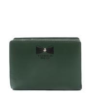 TOSCA BLU BASIC Cartera mediana de piel verde - Carteras Mujer - 1