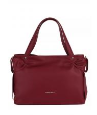 TOSCA BLU SOTTOBOSCO Bolso bandolera en piel con bandolera rojo oscuro - Bolsos Mujer - 1