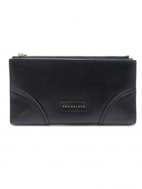 THE BRIDGE MATILDE Cartera grande de piel Oro negro - Carteras Mujer