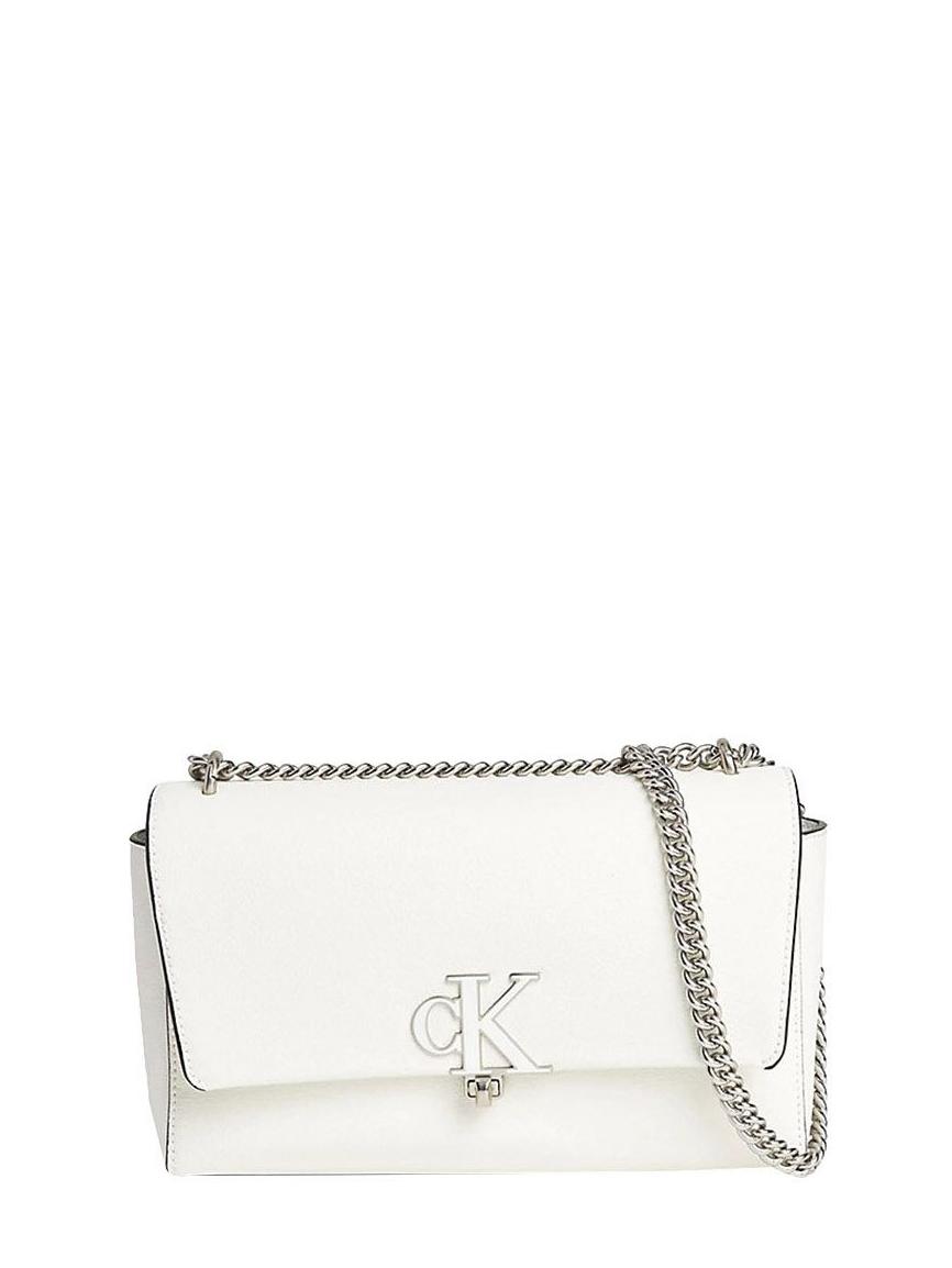 Calvin Minimal Bolso Bandolera Pequeño Blanco ¡Compra A Precios Outlet!