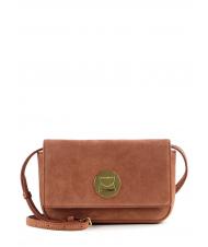 COCCINELLE BORSA MINI Minibolso de hombro en piel de ante Cinnam - Bolsos Mujer - 1