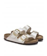 BIRKENSTOCK ARIZONA BIG BUCKLE Sandalia zapatilla elegante blanco perla - Zapatos Mujer - 1