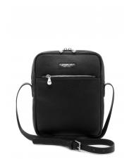 SPALDING TOURIST Bolso de cuero negro - Bandoleras Hombre - 1
