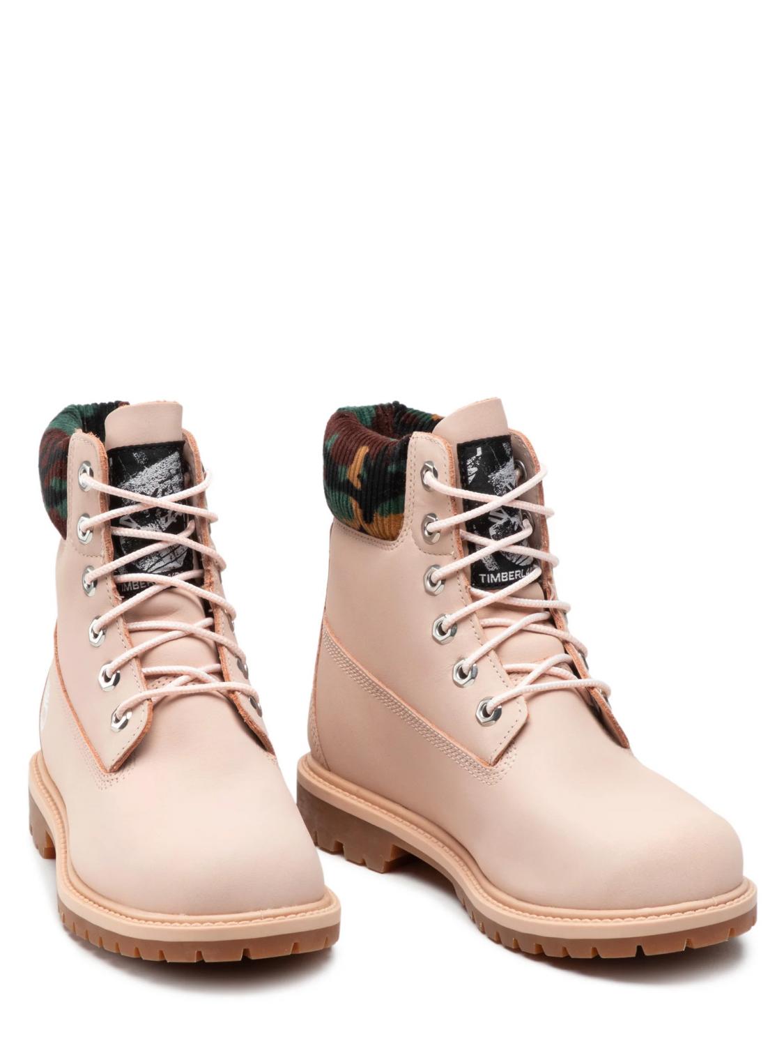 Inch Heritage Botas Cuero Camafeo Rosa - ¡Compra A Precios De Outlet!