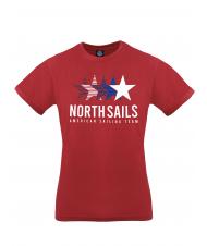 NORTH SAILS AMERICAN SAILING TEAM Camiseta de algod&oacute;n rojo - camiseta - 1