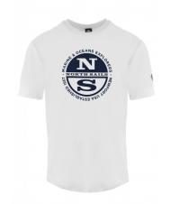 NORTH SAILS MARINE & OCEANS Camiseta de algod&oacute;n blanco - camiseta - 1