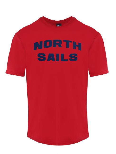 NORTH SAILS LOGO Camiseta de algodón rojo - camiseta