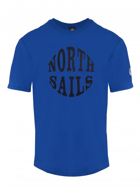 NORTH SAILS ROUND LOGO Camiseta de algodón azul - camiseta