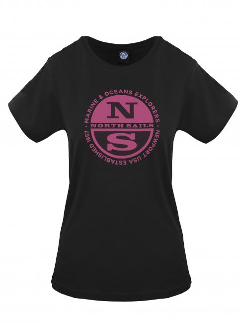 NORTH SAILS MARINE & OCEANS Camiseta de algodón negro - camiseta