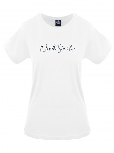 NORTH SAILS LOGO Camiseta de algodón blanco - camiseta
