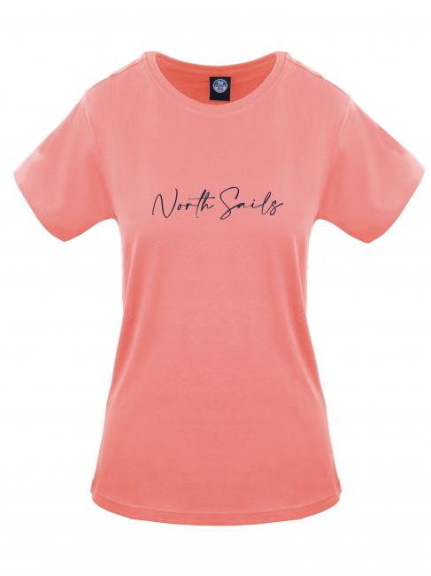 NORTH SAILS LOGO Camiseta de algodón rosa - camiseta
