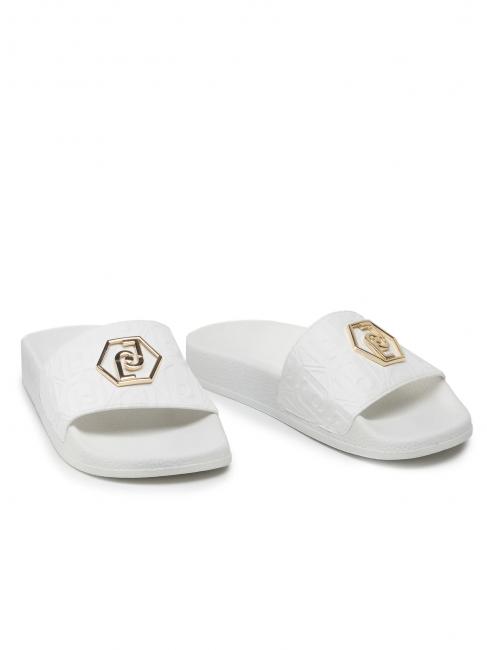 LIUJO KOS Chanclas con logo en relieve zapatilla kylie 4 blanco - Zapatos Mujer