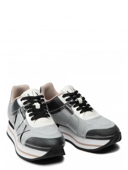 ARMANI EXCHANGE SNEAKERS Donna  negro + gris - Zapatos Mujer