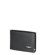 AERONAUTICA MILITARE FLAG Cartera de piel, con monedero - Carteras Hombre