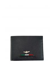 AERONAUTICA MILITARE FIGHTER Cartera de cuero para hombre - Carteras Hombre