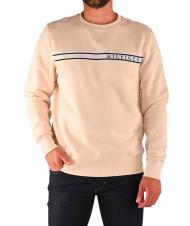 TOMMY HILFIGER TAPED HILFIGER Sudadera de hombre pluma blanca - Sudaderas - 1