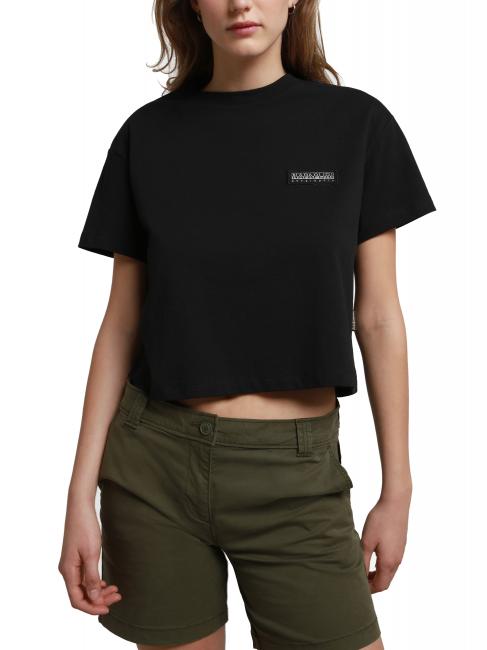 NAPAPIJRI S-MORGEN W Camiseta de cuello redondo de algodón negro 041 - camiseta