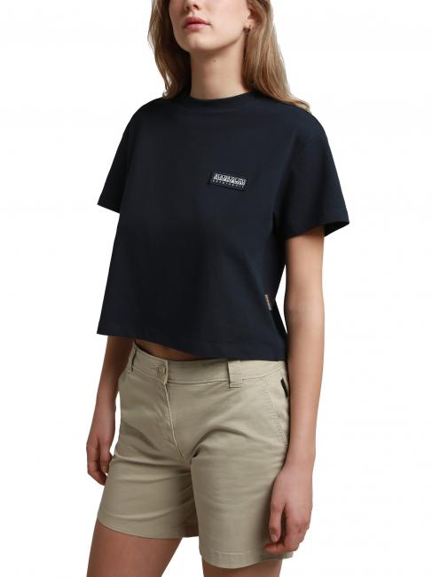 NAPAPIJRI S-MORGEN W Camiseta de cuello redondo de algodón blu marine - camiseta