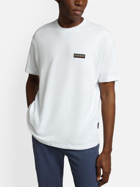 NAPAPIJRI S-MAEN SS Camiseta de algodón blanco brillante 002 - camiseta