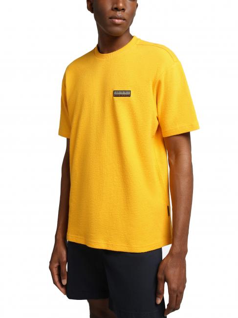 NAPAPIJRI S-MAEN SS Camiseta de algodón amarillo fusión - camiseta