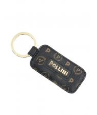 POLLINI HERITAGE Llavero con logo estampado negro - Llaveros - 1