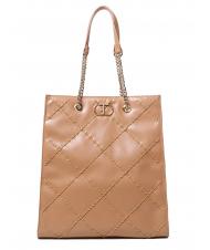 TWINSET BIG STITCHING Bolso shopper acolchado vertical - Bolsos Mujer