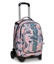 INVICTA NEW PLUG FANTASY Mochila trolley con trolley desmontable logotipo de camuflaje rosa - Mochilas con ruedas - 1