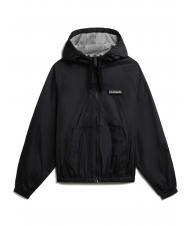 NAPAPIJRI A-MORGEX W chaqueta kway con capucha negro 041 - Chaquetas de mujer - 1