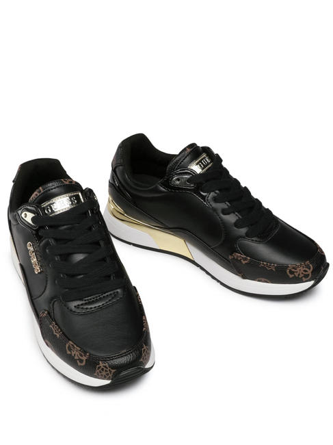 GUESS MOXEA Zapatillas Mujer MARRÓN OSCURO - Zapatos Mujer