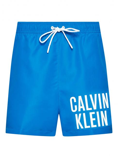 CALVIN KLEIN MAXI LOGO disfraz de boxeador pionero azul - Trajes de baño