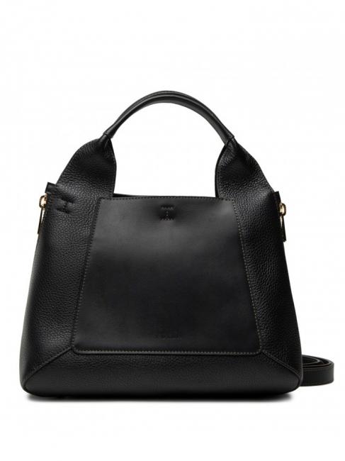 FURLA GILDA Bolso tote Roma y piel de becerro st eracle negro + mármol c - Bolsos Mujer