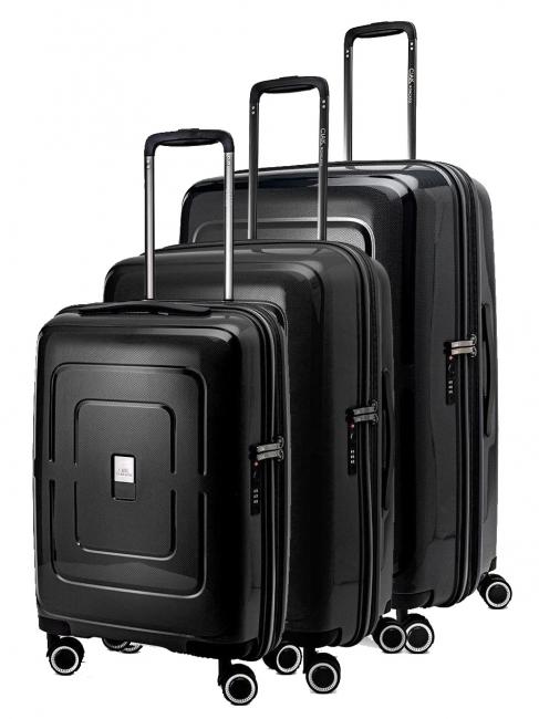 CIAK RONCATO CRUISE Set 3 trolley exp equipaje de mano, mediano, grande negro - Set Trolley