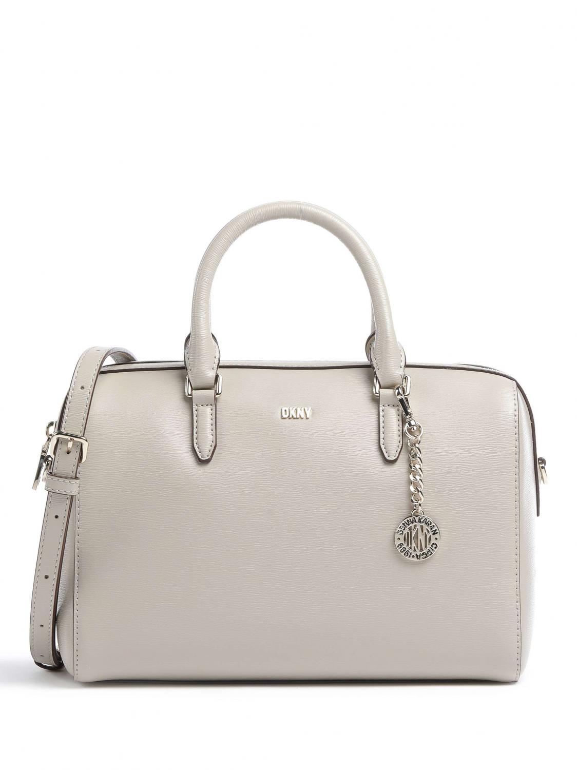 Dkny Bolso Satchel Bandolera Piedra - ¡Compra A Precios De Outlet !
