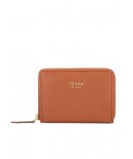 TOSCA BLU CANADA Cartera mediana con cremallera de piel CUERO - Carteras Mujer - 1