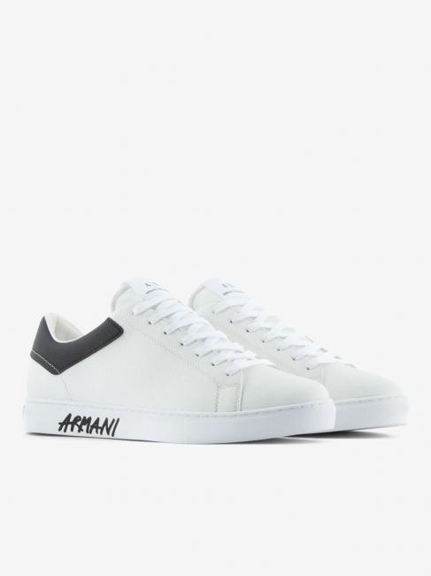 ARMANI EXCHANGE Sneaker pelle Zapatillas op.blanco + negro - Zapatos Mujer