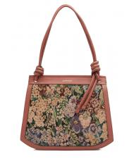 COCCINELLE ALLURE Tapestry Bolso bandolera con bordado de tela mult.almo / cinna - Bolsos Mujer - 1