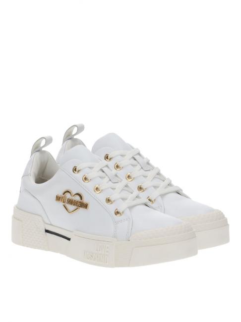 LOVE MOSCHINO Sneaker in pelle  blanco - Zapatos Mujer