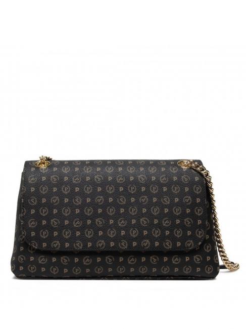 POLLINI HERITAGE Bolso bandolera mediano negro - Bolsos Mujer