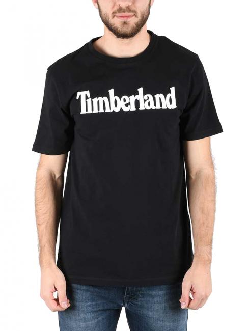 TIMBERLAND KENNEBEC LINEAR Camiseta de algodón NEGRO - camiseta