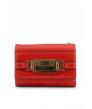 LOVE MOSCHINO Portafoglio medio logo  rojo - Carteras Mujer - 1