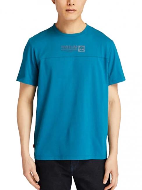 TIMBERLAND LINEAR Camiseta de algodón leones / azul - camiseta