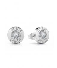 GUESS CLEAR CRYSTAL AND LOGO STUDS Aretes - Pendientes