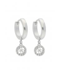 GUESS 4G CHARM AND CRYSTALS HUGGIES Aretes - Pendientes