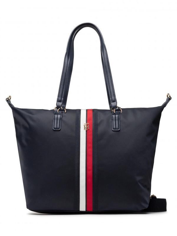 Tommy Hilfiger Corporate Bolso De Hombro Espacio Azul - ¡Compra A Precios De Outlet!