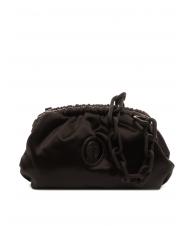 TRUSSARDI THALIA FRAME Clutch peque&ntilde;o de raso NEGRO - Bolsos Mujer - 1