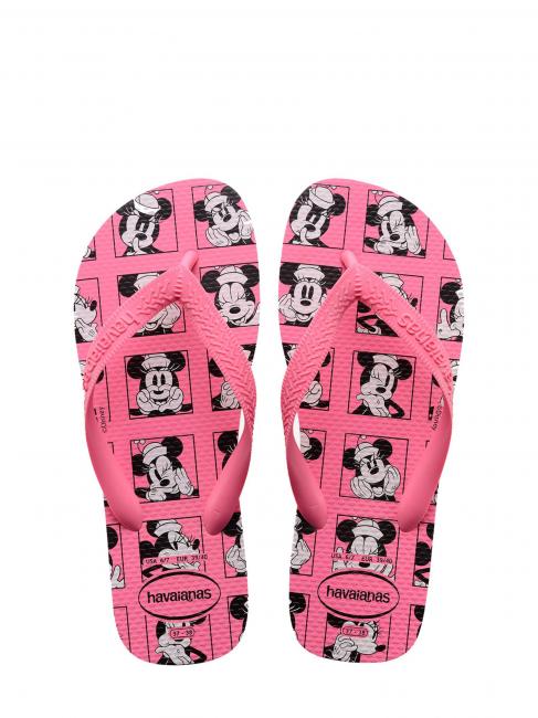 HAVAIANAS TOP DISNEY Chanclas de goma rosa de cristal - Zapatos Mujer